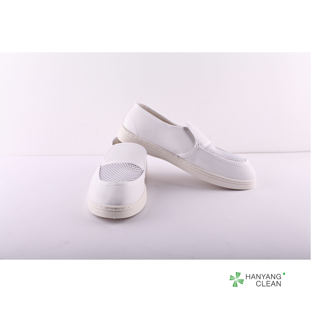 Breathable summer useds Anti static ESD cleanroom PVC mesh safety work design shoes