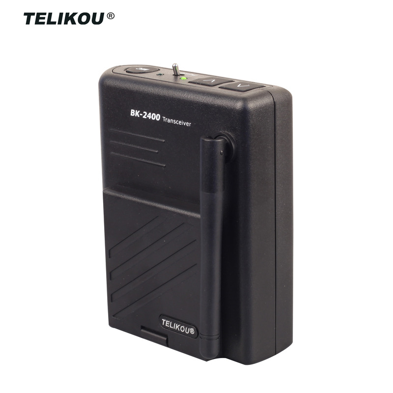 TELIKOU MDS-400 2.4G Digital Full Duplex Four Channels Wireless Intercom Talk Back System