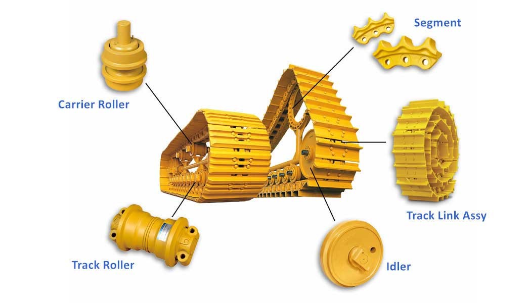 Track Drive Sprocket for D5K Excavator Undercarriage 20CrMnTi Steel Segment Group