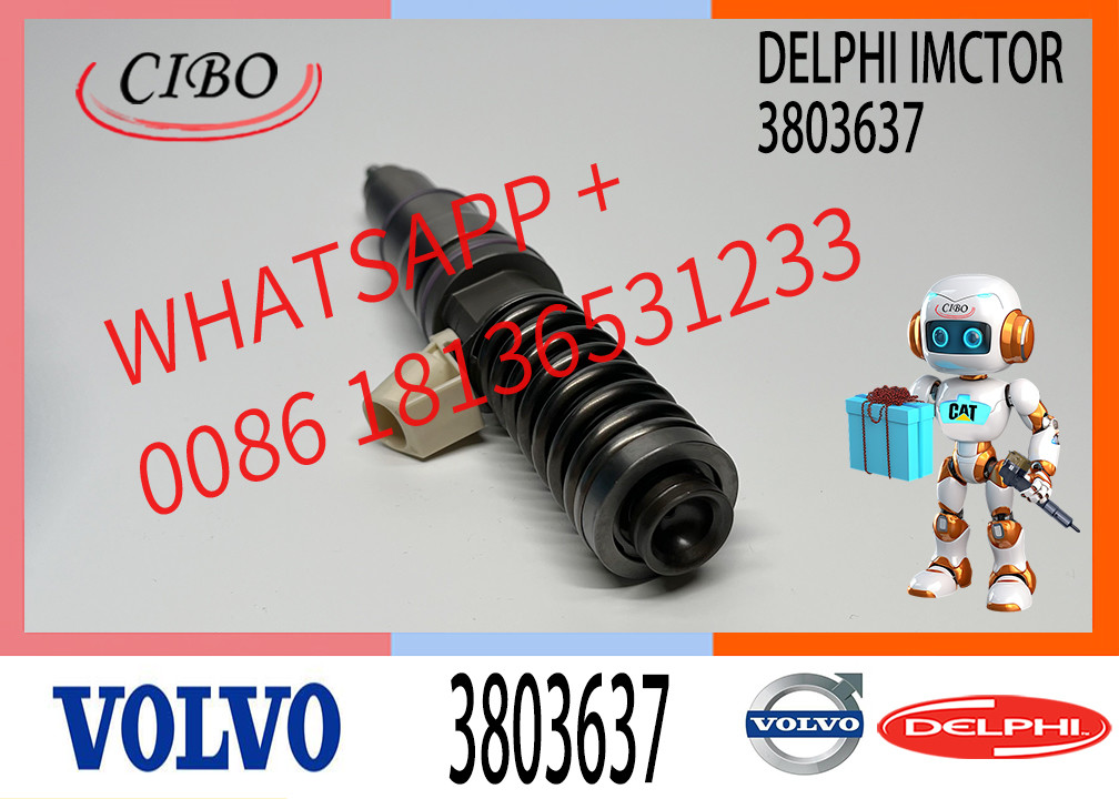 Fuel Injector 3803637 20430583 3829087 For VOL-VO EC460B EC360B Truck FH12 Penta