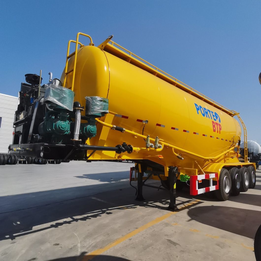 Cement/Lime/Coal Ash/Soda Powder Storage Transport Vessel Tank Semi Trailer