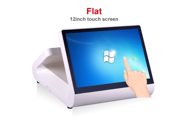 Windows/Android 12inch POS Systems With LED8 Display And 32GB-256GB SSD Capacity