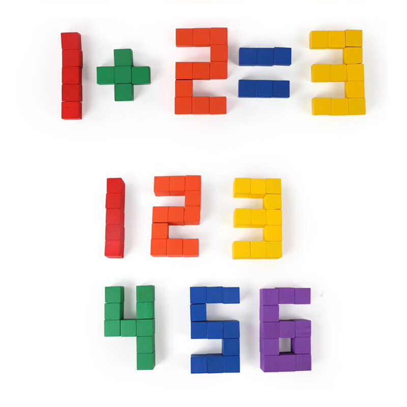 Tree Pine 1.5cm Unfinished Wood Crafts Wooden Square Blocks