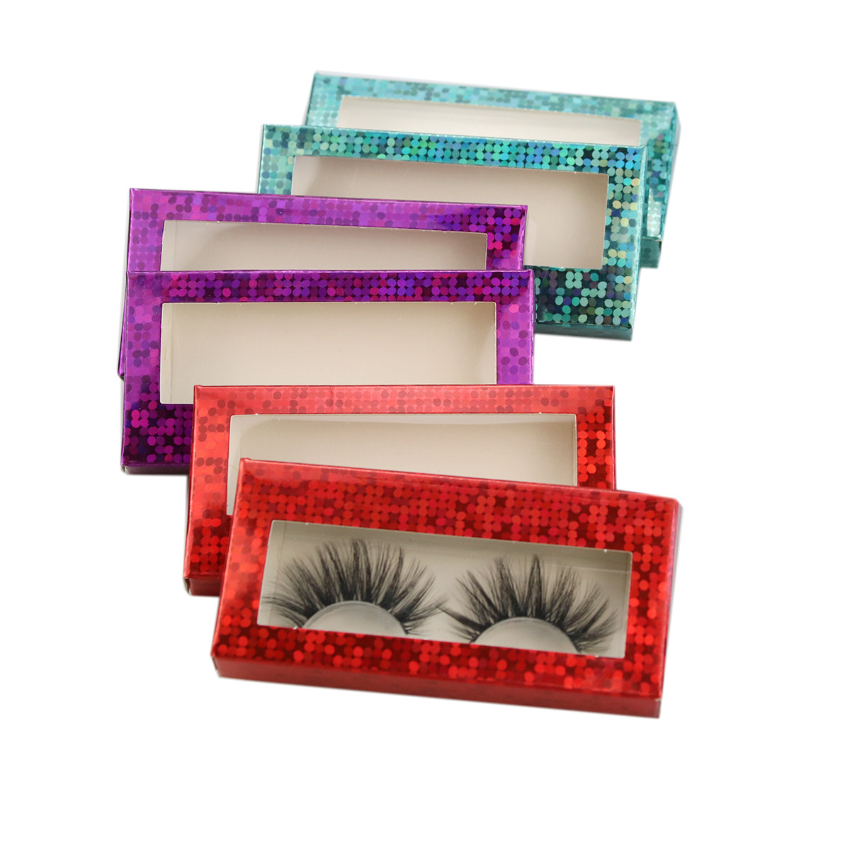 Customized Rigiding Luxury Folding Paper Custom Private Label Logo Eyelashes Box for Craft