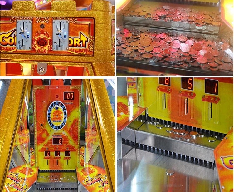 Casino Press Coin Vending Machine , Excavator Gift Tabletop Pinball Machine