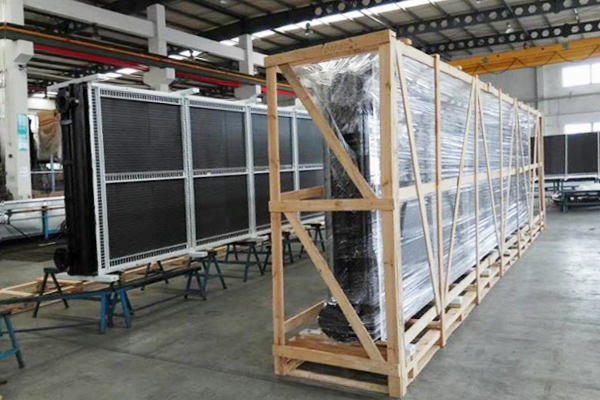 Aluminum Fin V Type Dry Cooler Air Condenser For Datacentre Server