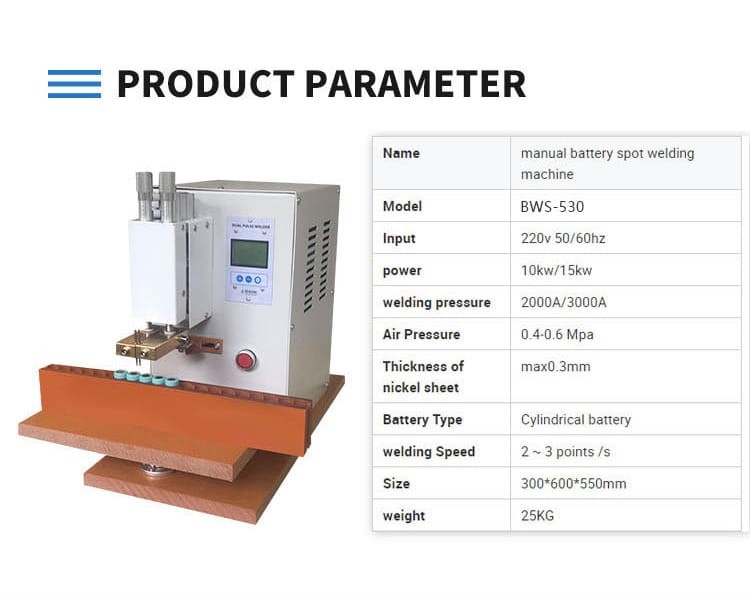 Mini Cylindrical Battery Pack Welding Machine 15KW For 18650 Battery