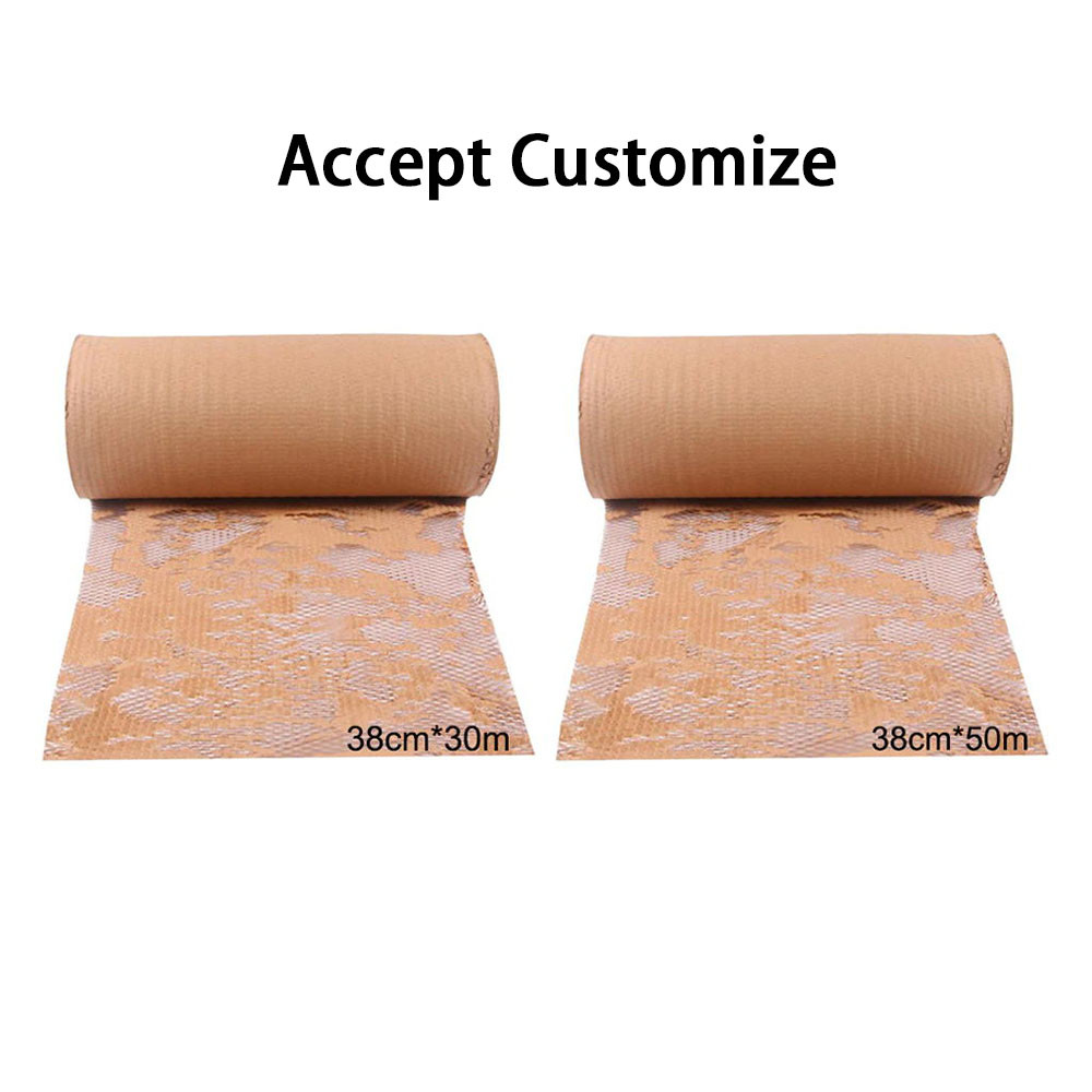 Protective Honeycomb 80g Cushion Paper Roll Digital Printing