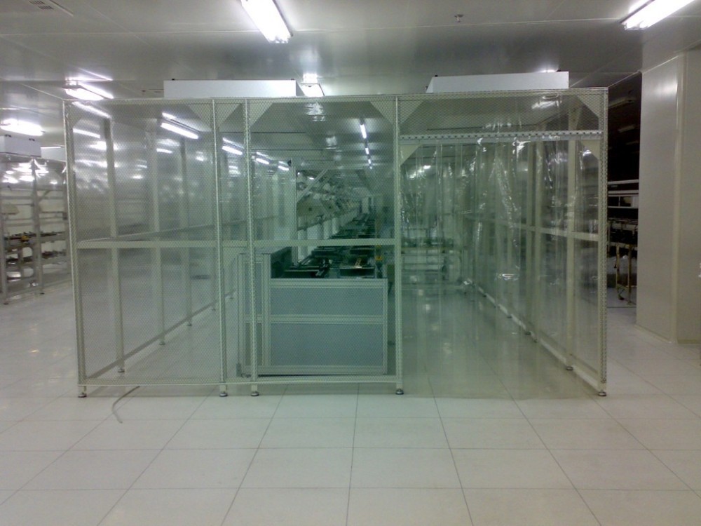 Modular Prefab Clean Rooms , Portable Aluminum Stainless Steel Dust Free Cleanroom