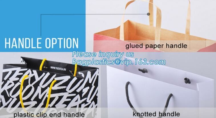 OEM Logo Printed Paper Packaging Bag Custom Good Quality Flower Carrier Bag,Art Paper Flower Carrier Bag Shopping Bags W