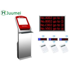 Digital Signage Queue Ticket Dispenser Machine Led Counter Display