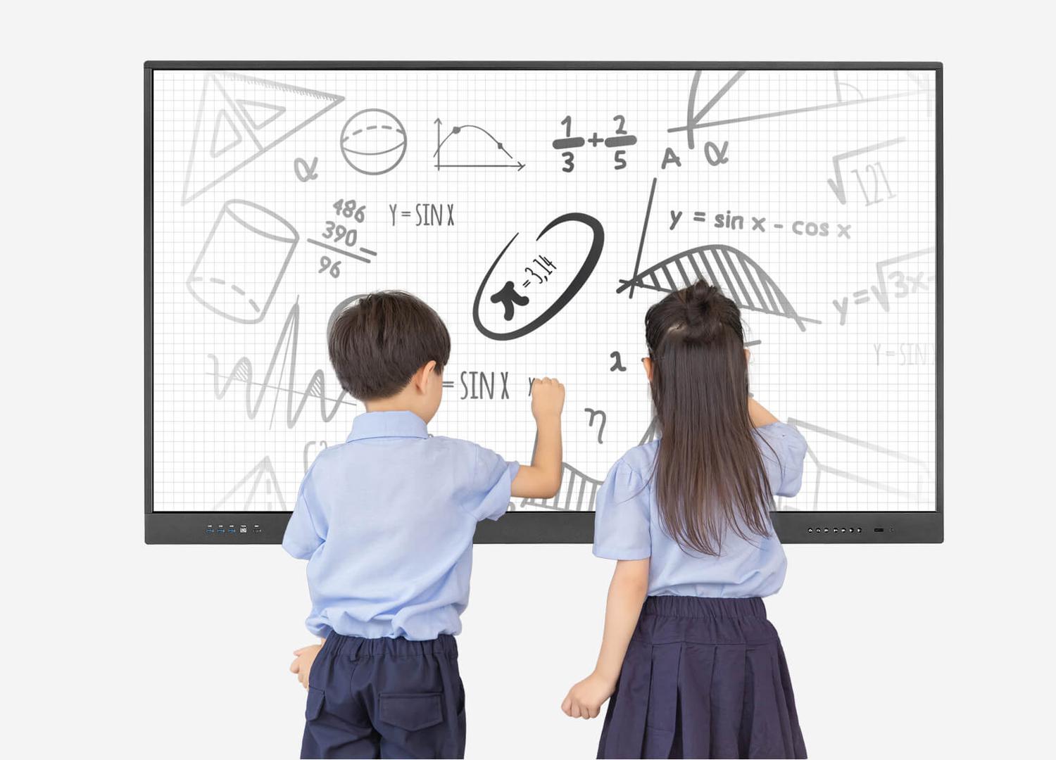 86 lnch Conference Education interactive touch screen board with USB 02