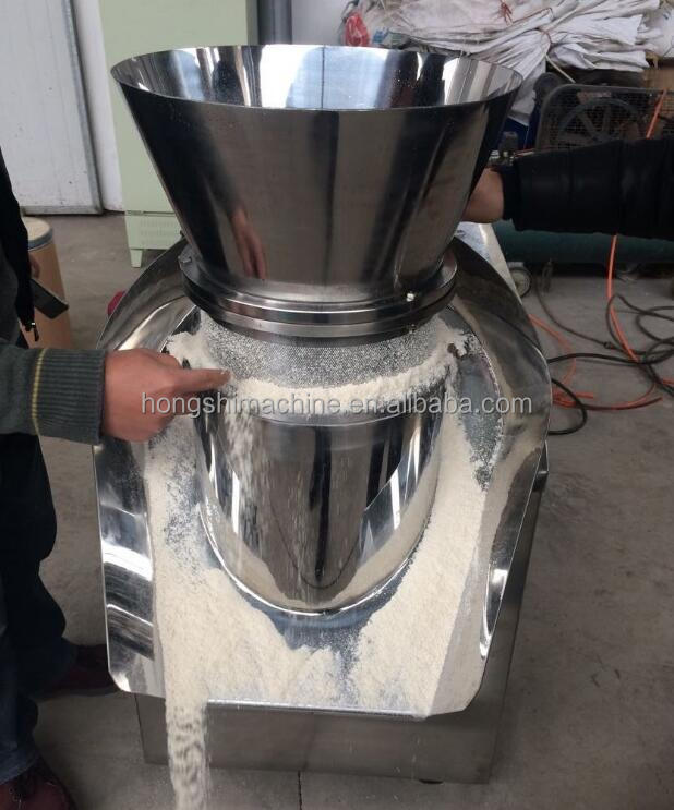 Chicken Essence Granlues Making Machine , Rotary Drum Wet Powder Extruding Granulator Machine