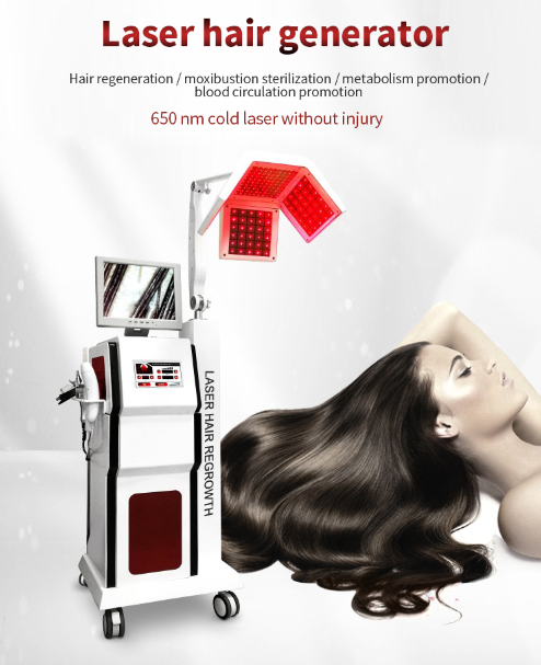Vertical PDT LED Light Therapy Machine 650nm Laser Hair Growth Comb