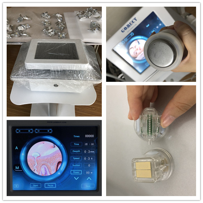Professional Fractional Microneedle Face Lifting Rf Microneedling Machine