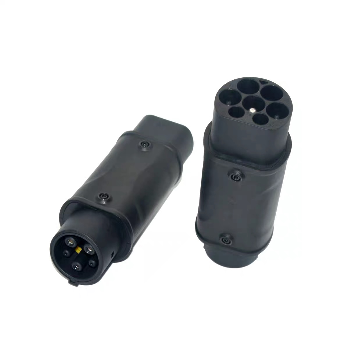32A Single Phase EVSE Adapter Type 2 To Type 1 J1772 To IEC62196 Adapter