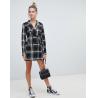 Buy cheap OEM high quality girls multi check print blazer dress from wholesalers
