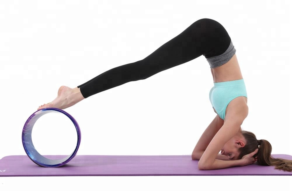 0.33M Eco Friendly Yoga Exercise Wheel Pilates Circle Ring Back Training