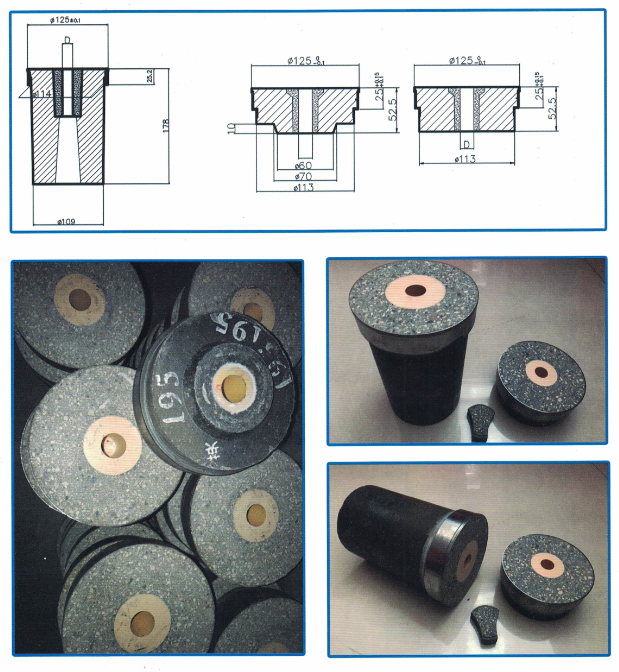 Zirconia ZrO2 Nozzle for Steel Making Industry CaO Content % Sample Provided