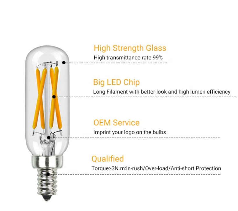 S11 C7 T20 T25 LED Night Light Bulb 120V 230V 1W 2W