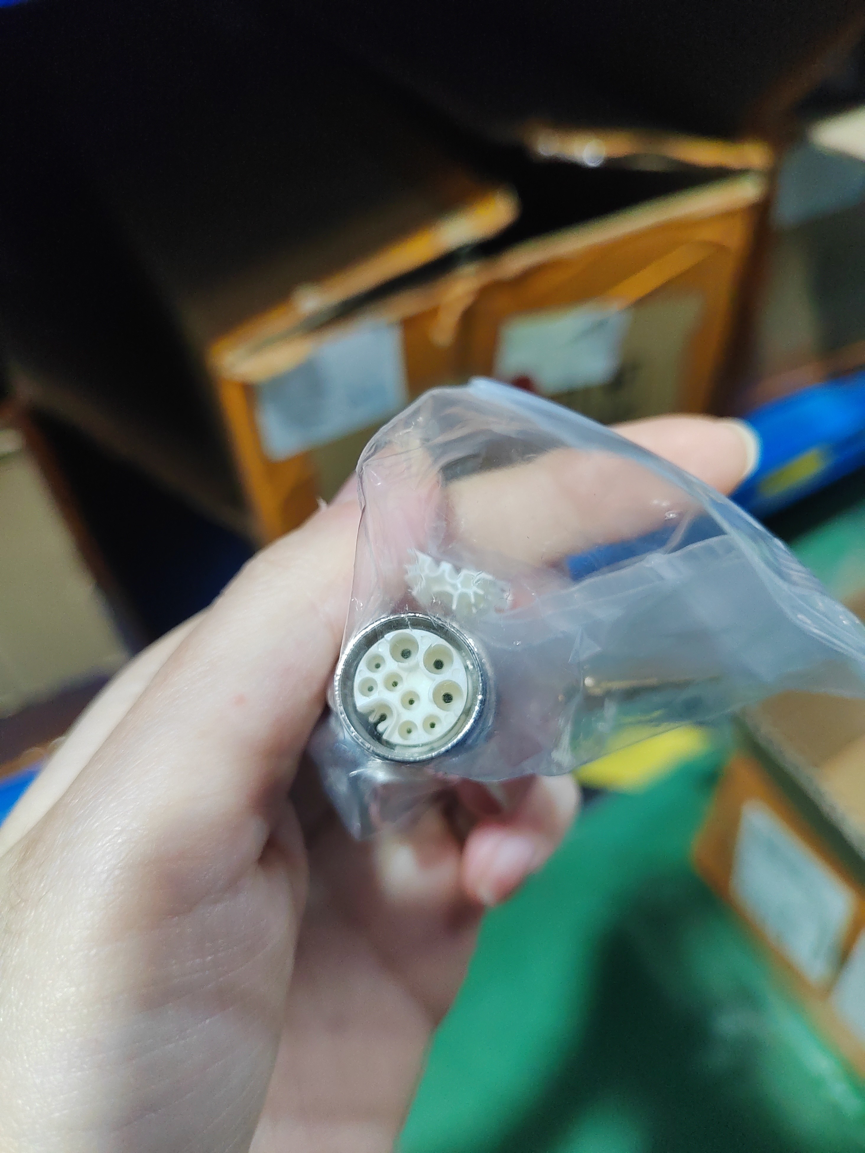 Metal / Plastic Servo Connector Industrial Automation Parts