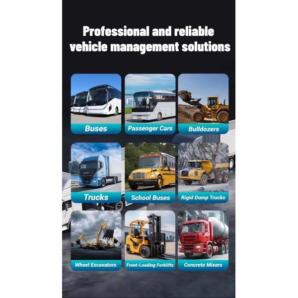 Professional 4CH 1080P MDVR For Trucks With 7" Monitor 4G/GPS Waterproof Camera & Reverse Aid - All-In-One Fleet Management Solution