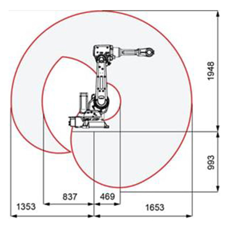 Automatic ABB Robot Arm Small Welding Robot 6 Axis 20kg Handling Capacity