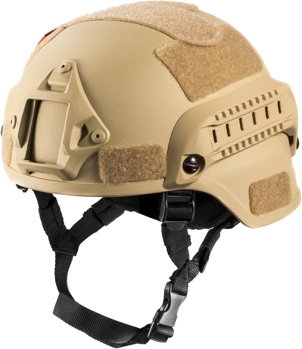 Tactical Ballistic Helmet with Impact Resistance and Anti Spall for Enhanced Protection
