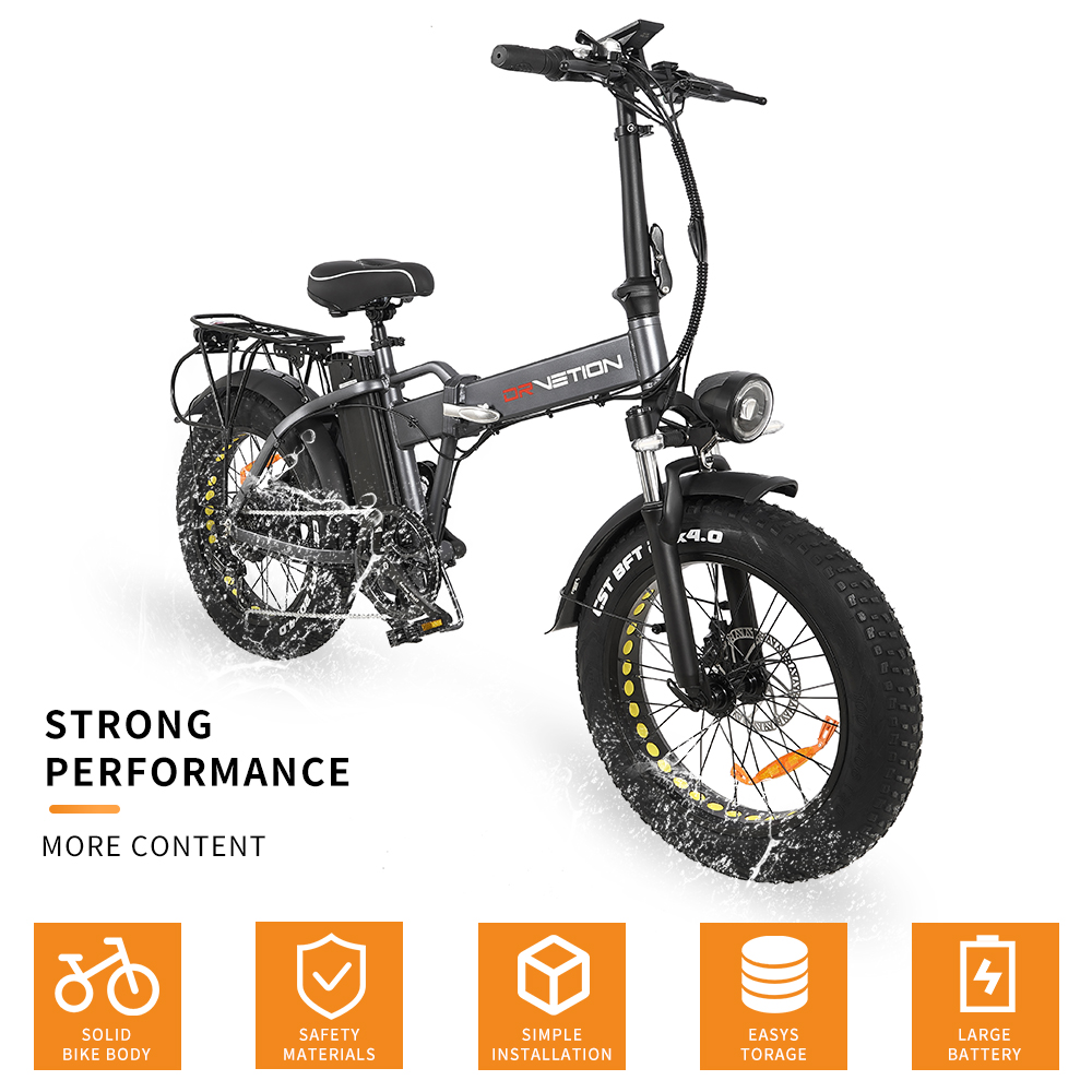 EU Warehouse Stock E-Bike High Speed Folding Electric Bicycle With Custom Logo Pattern