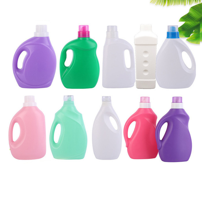 HDPE Plastic Laundry Detergent Bottles Recyclable 4L Empty Container
