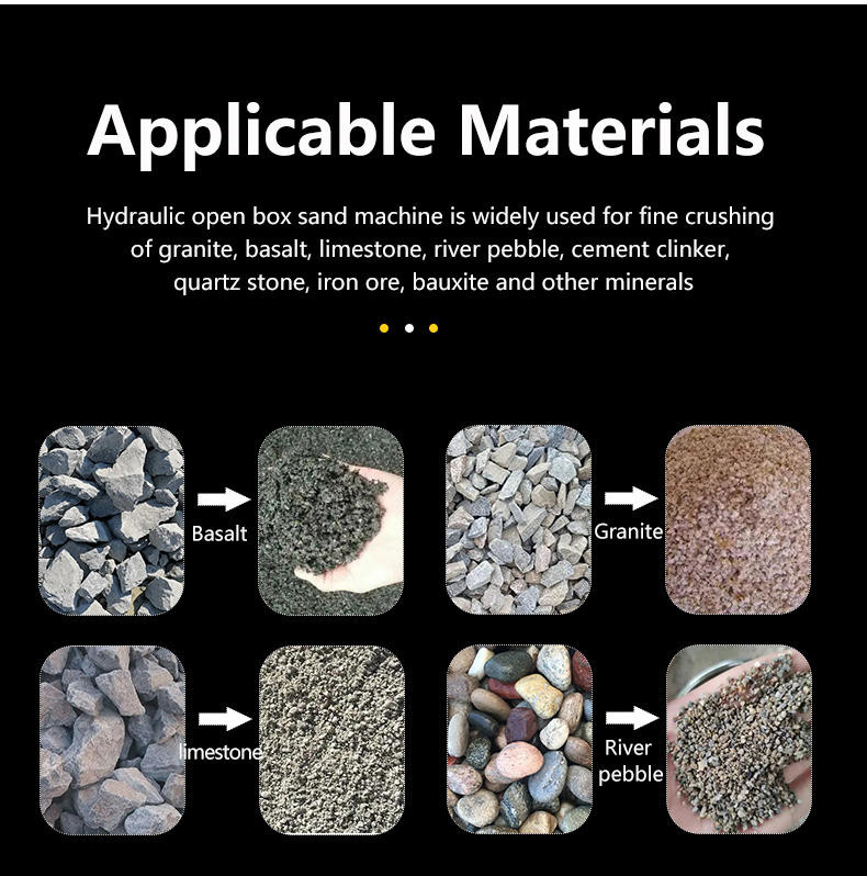 Pebble Hydraulic Sand Making Machine Granite Brick Sand Making Machine
