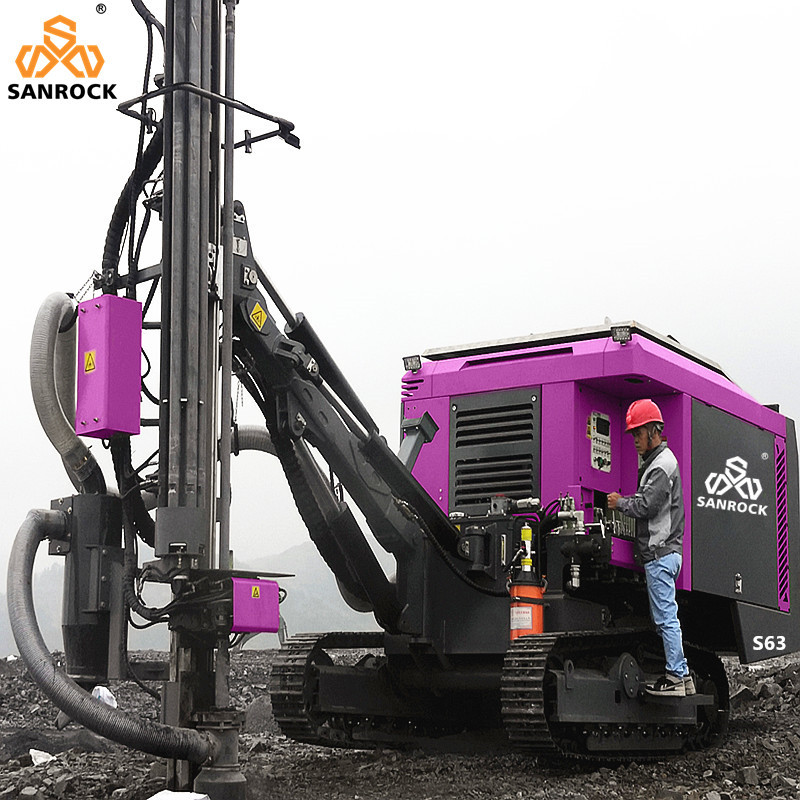 Crawler Borehole Drilling Rig Mining Machinery Hydraulic Top Hammer DTH Drilling Rig