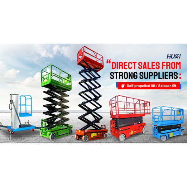 10m Man Lifting Automatic Lift Hydraulic Scaffolding Self Propelled Warehouse Lift