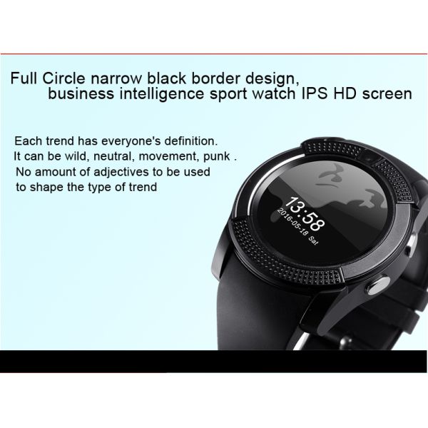 Eraysun Sport Watch Anti-lost Smartwatch Support SIM TF Card Clock Smart Calling Watch Reloj Inteligente V8 Smart Watches