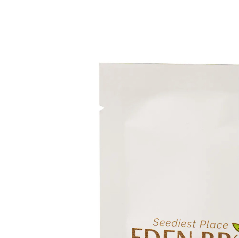 Wholesale High Quality Custom Printed 3 Side Seal Pouch Flat Custom Kraft White Flat Pouch On Sale