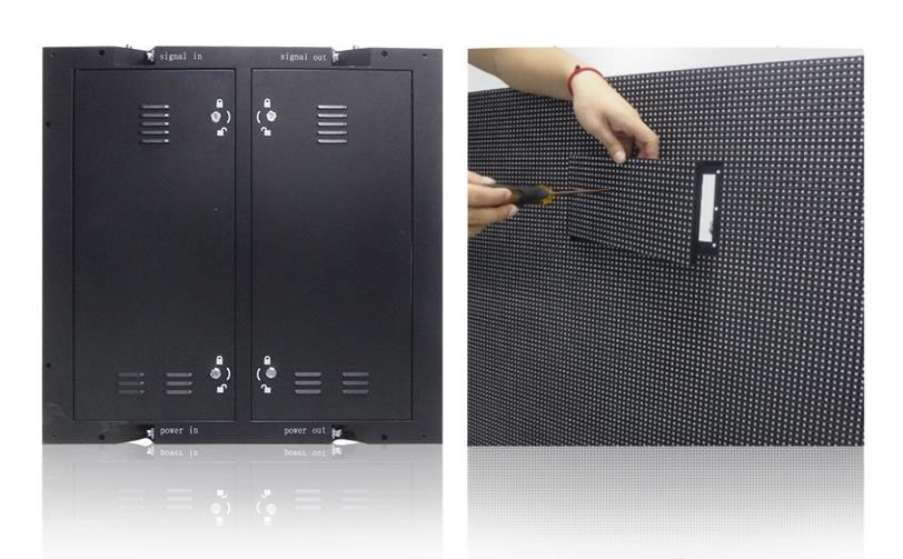 Nationstar chip 10mm LED Screen 8000nits Front Maintenance Led Display