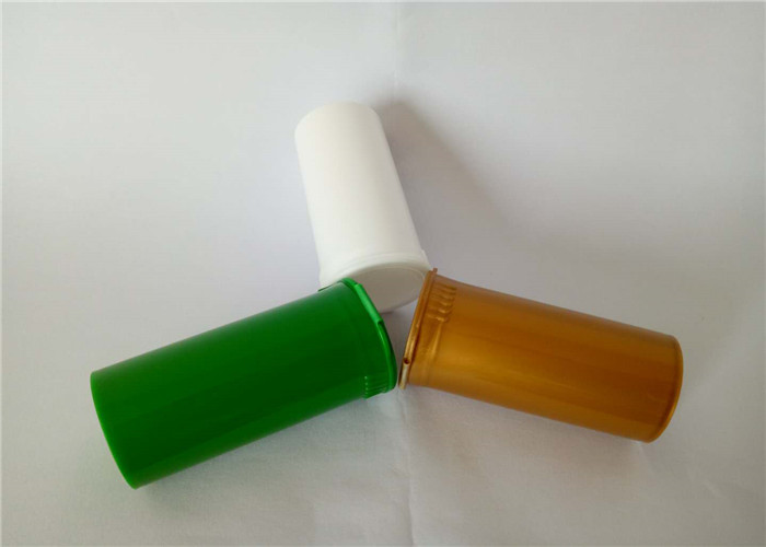 Pharmacy Pop Top Containers Translucent Green H70mm*D39mm Safe Without Sharp Edges