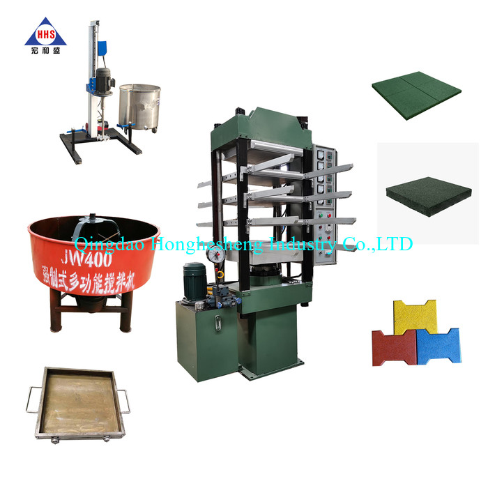 Playground Rubber Mat Vulcanizing Machine Outdoor