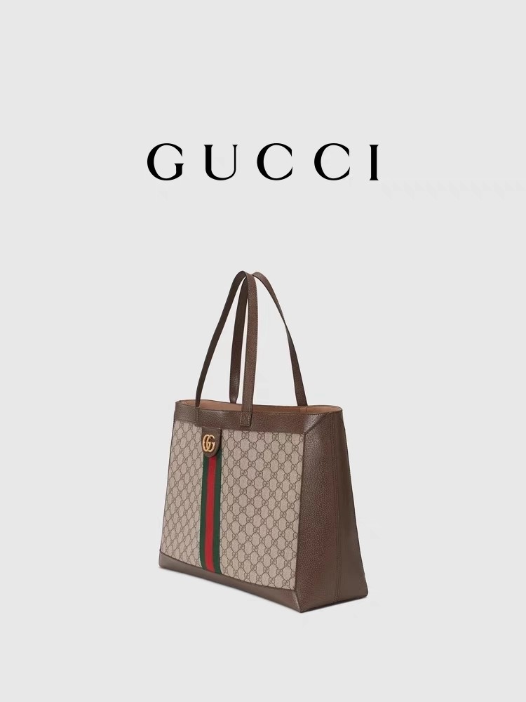 Leather GUCCI Ophidia Ladies Branded Shoulder Bag Shopping Tote