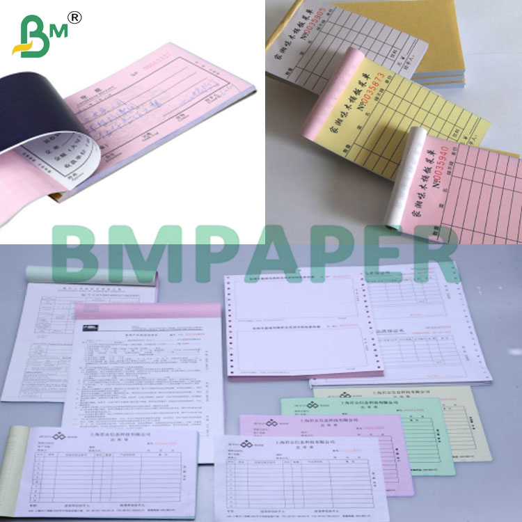Multiple Layer Coated Carbonless Copy Paper for Invoices and Receipts