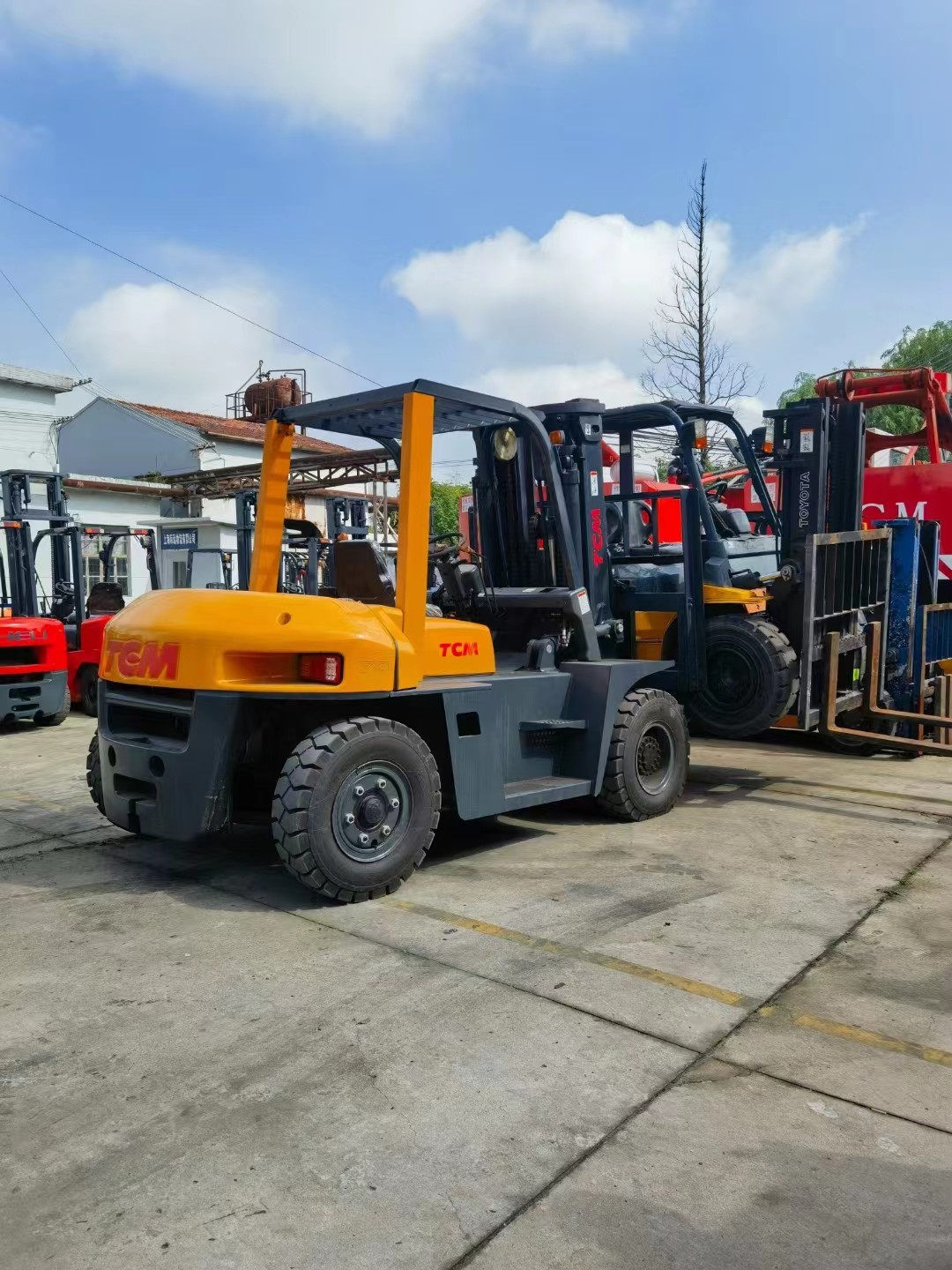 Used Diesel Forklifts TCM Internal Combustion Engine Forklif