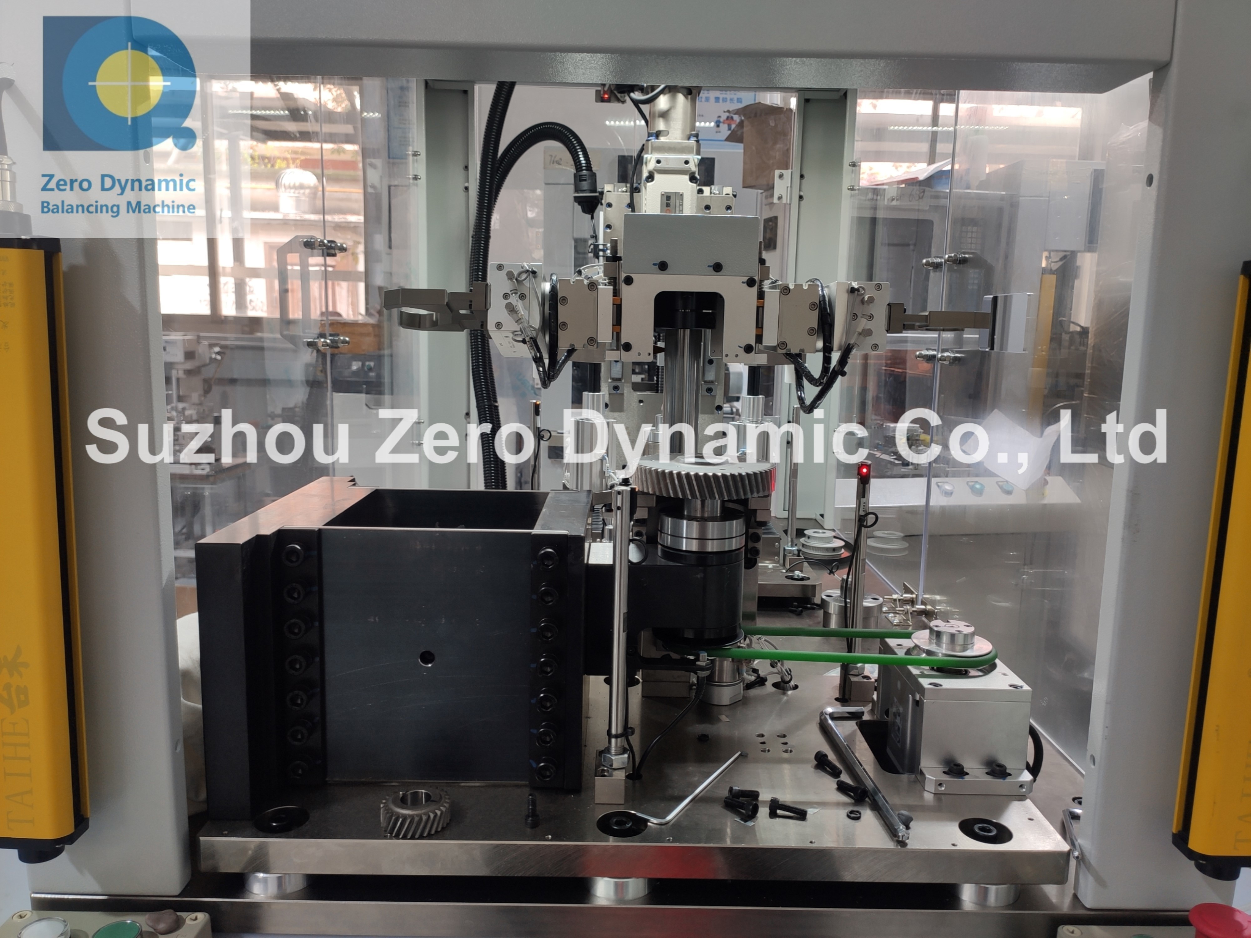 Oil Pump Gear Automatic Balancing Machine Two Station Automotive Gear Single Plane Drilling Correction Balancer