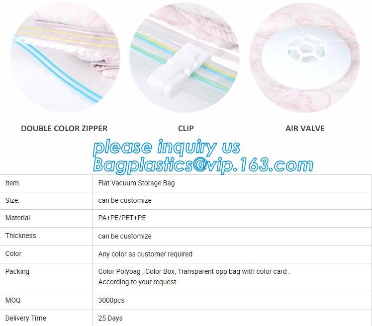 zipper travelling bag, zipper storage pocket, zipper fresh protection package, vacuum storage bags for travel, bagplasti