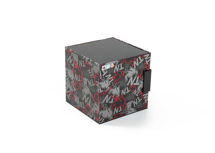 UV Coating Flip Top Gift Box , CDR Drawer Style Cardboard Box With Magnetic Lid