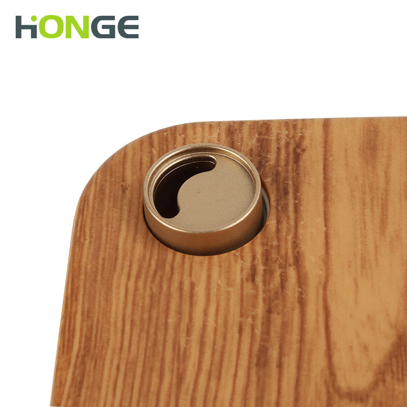 Unique Design Ultrasonic Water Humidifier Wood Grain Color Humidifier For Desk Table