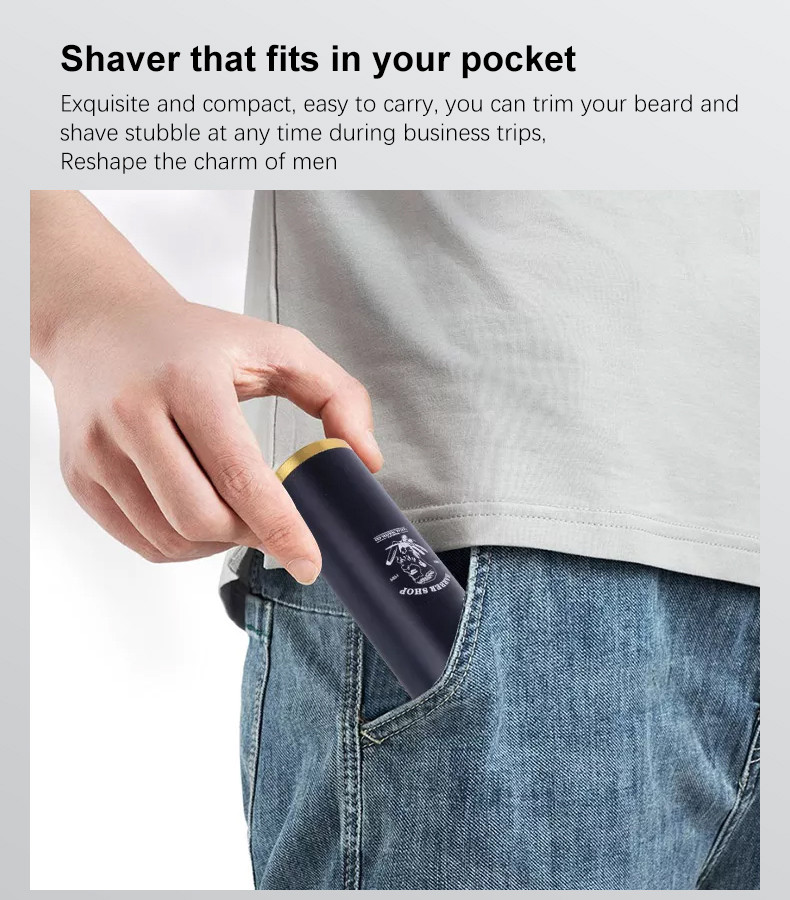Portable USB Rechargeable Shaver , Mini Men Electric Shaver