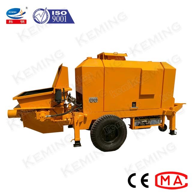 Full Hydraulic Small Concrete Pump Coal Mine Concrete Mixer Pump