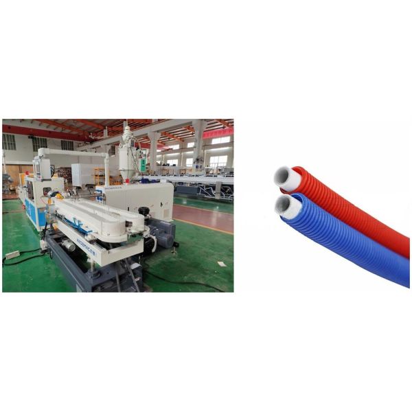 Pipe in Pipe Corrugated Sheath Pipe Production Machine