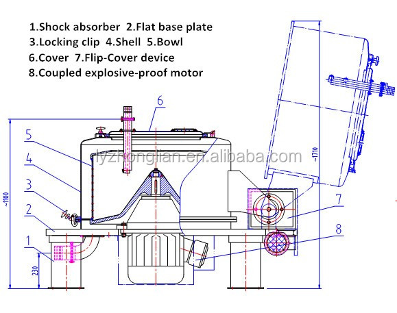 Simple Operation Industrial Price Decanter Centrifuge vegetable oil extraction centrifuge