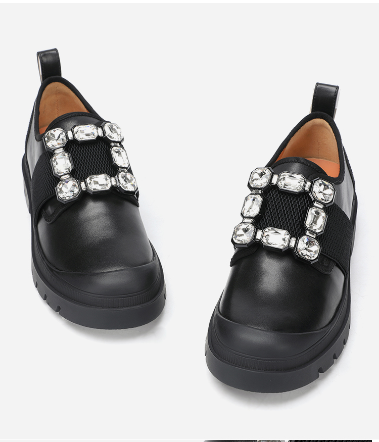 Black Flat For Women New Styles Office Lady Shoe , Casual Mary Jane Flat Shoe